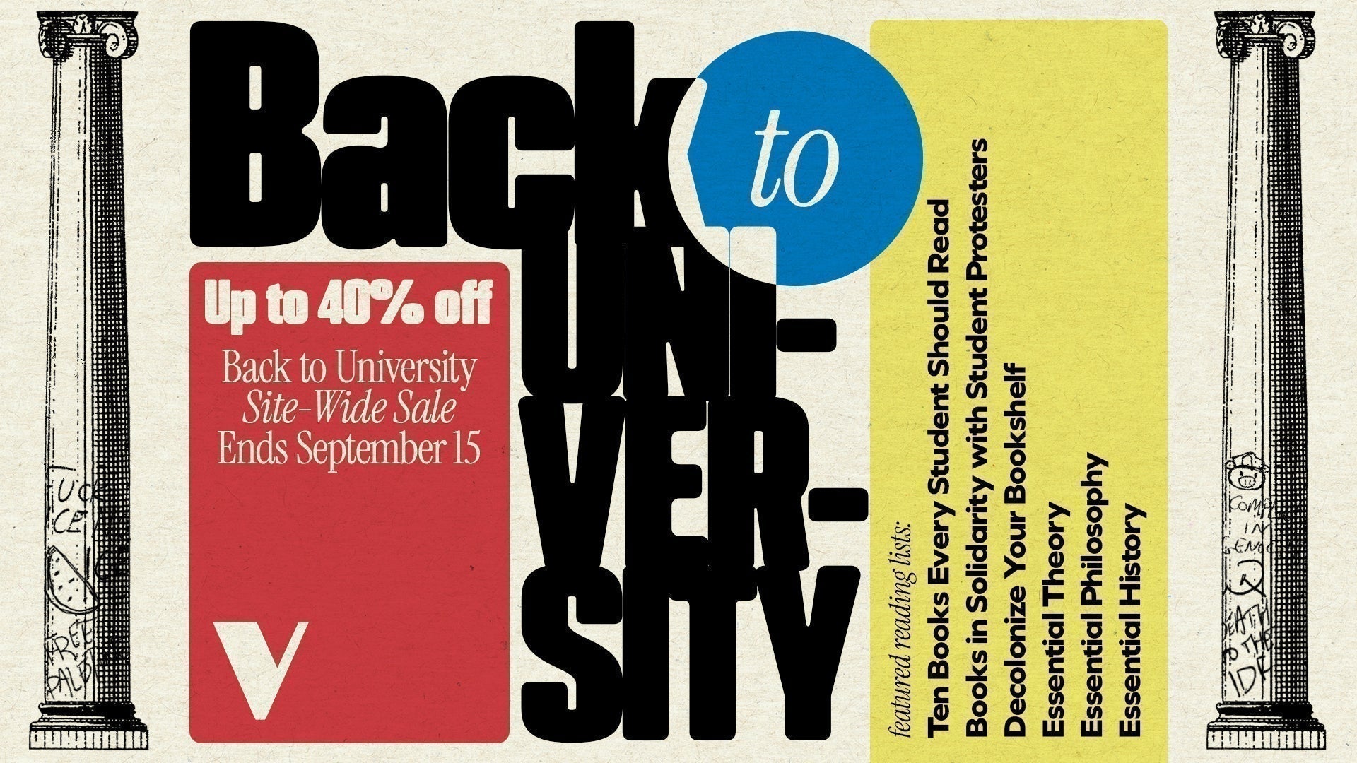 Back to University Sale: Up to 40% off | Verso Books