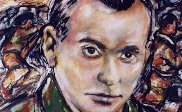 Detail from a painting of Christopher Caudwell by Caoimhghin O Croidheain. via Dublin City University.