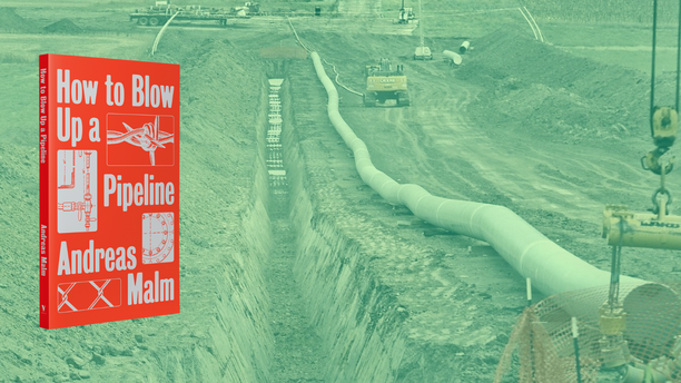 The Dakota Access Pipeline surrounded by machinery on Sioux land