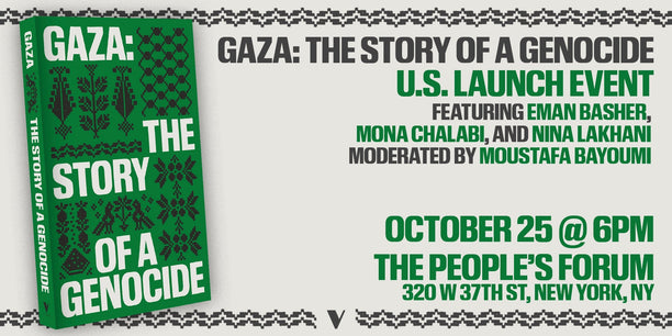 US Launch Event | Gaza: The Story of a Genocide
