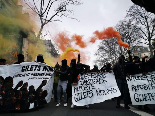 The Gilet Noirs navigate the lockdown