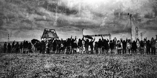 Solidarity with L’Amassada. Nothing will stop us, the struggle continues. Source: Benoît Sanchez