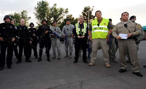 Las Vegas police participate in a 2012 "Multi Assault Counter Terrorism Action Capabilities" training at Nellis Air Force Base.