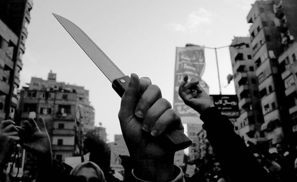 Egyptian women march to Tahrir Square to protest sexual harassment, February 2013. Photo: Gigi Ibrahim. via Wikimedia Commons.