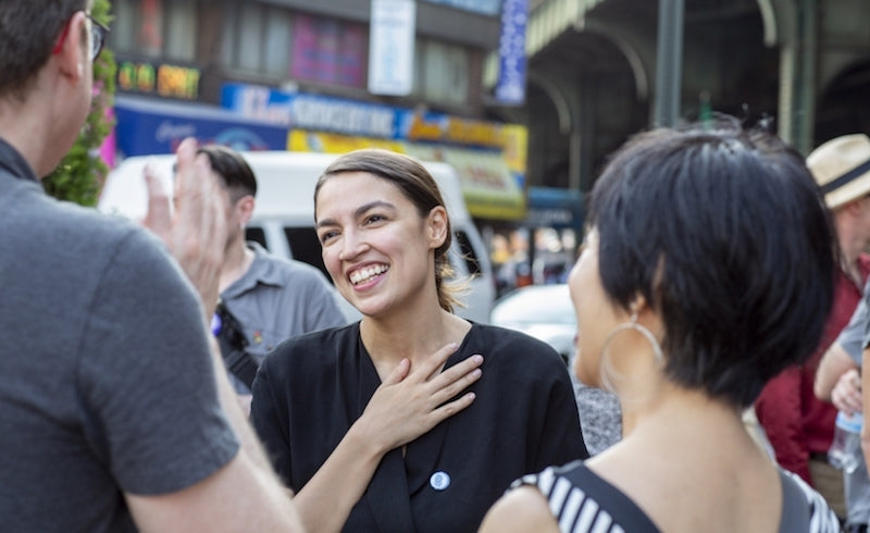 AOC Says She Didn't Win First Race Because of Justice Democrats, DSA