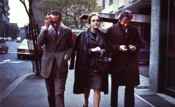 Rossana Rossanda with Luigi Pintor and Lucio Magri, 1969.