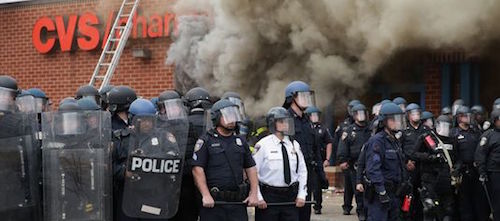 Image for blog post entitled Baltimore Riot. Baltimore Commune?