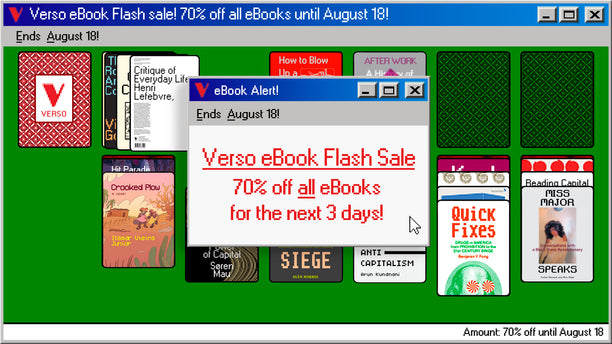 Flash Verso ebook sale!