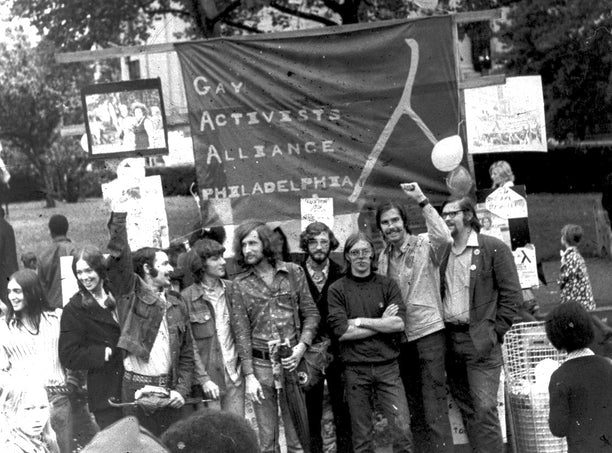 The Philadelphia Gay Activist Alliance in the early 1970s.