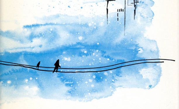 Detail from the cover of The Left Hand of Darkness, first hardcover edition (New York: Walker & Company, 1969.)