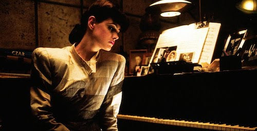 Rachael the replicant in Ridley Scott's Blade Runner.