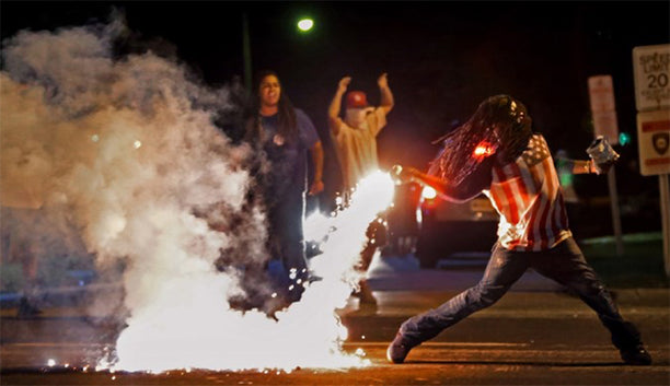 Edward Crawford in Ferguson, MO, 2014