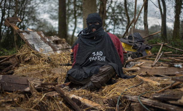 La Chévrerie a few hours after its destruction. Photo: Penelope Thomaidi.