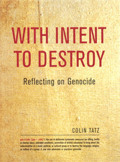 Cover of “With Intent to Destroy: Reflecting on Genocide”