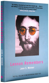 Cover of “Lennon Remembers: The Full 'Rolling Stone' Interviews from 1970”