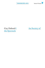Cover of “Comments on the Society of the Spectacle”