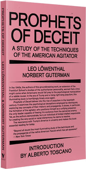 Cover of “Prophets of Deceit: A Study of the Techniques of the American Agitator”