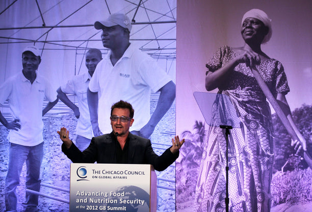 Image for blog post entitled "Bono has the glow of humanity, but in reality he is used in the service of the powerful"