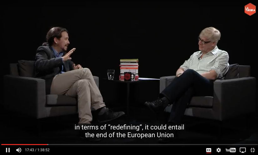 [Video] Pablo Iglesias and Perry Anderson on the conjuncture in Spain