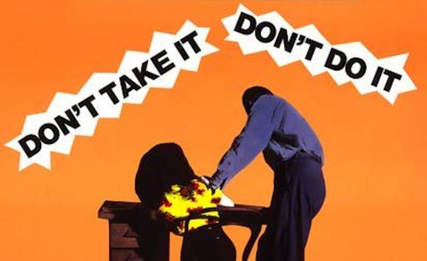 From an anti-harassment poster produced by the Auckland Working Women's Resource Centre, c. 1989. 