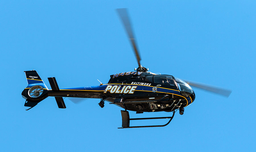The definition of police helicopter