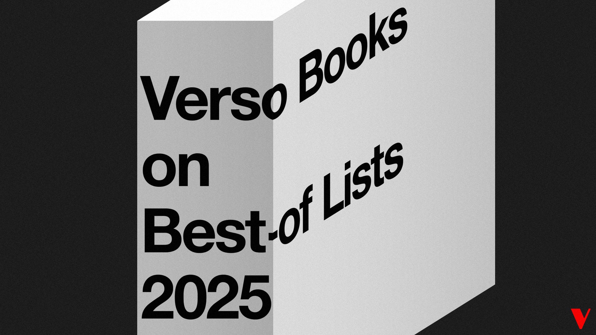 Verso Books on "Best Of 2025" Lists & Verso Books