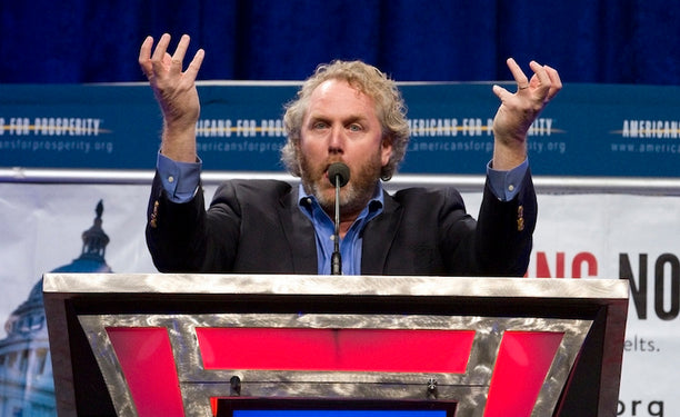 Andrew Breitbart addresses Americans for Prosperity Defending the American Dream Conference, 2011. Photo: Mark Taylor. via Flickr. 