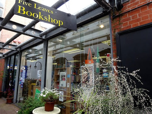 Image for blog post entitled Five Leaves Bookshop - in full bloom!