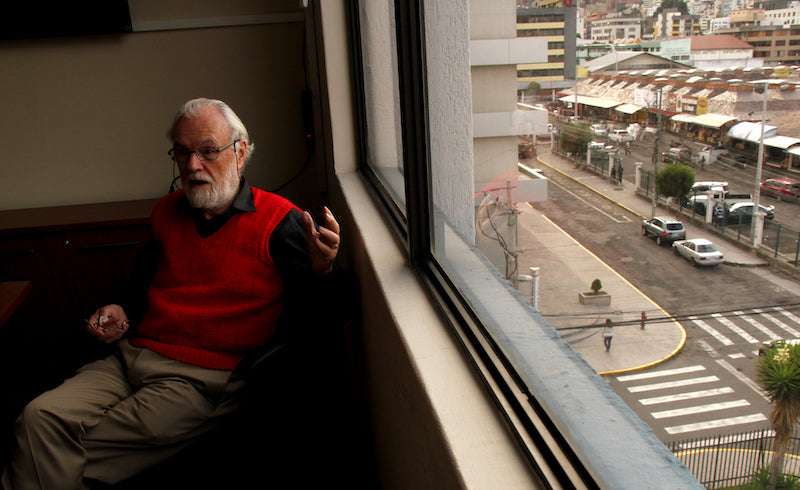 David Harvey in Quito, 2013. Photo: Luis Astudillo C. / Agencia Andes. via Flickr.