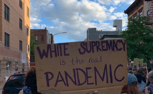 Protest sign, New York City, June 2020. Photo by Jessie Kindig.