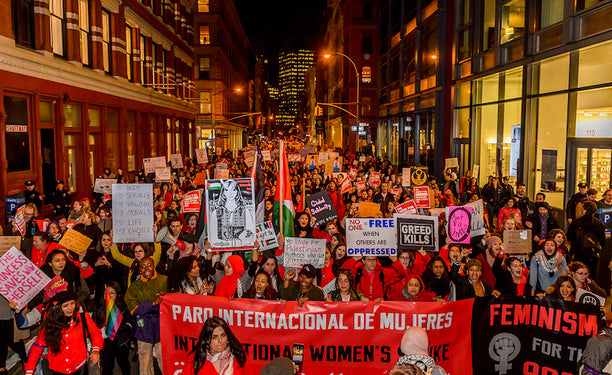 2017 International Women's Strike in New York. via tithibhattacharya.net.