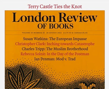 Image for blog post entitled "Vanity and Venality"- Susan Watkins in the LRB on Europe and its discontents