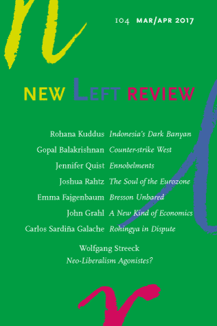 New Left Review - Issue 104 out now