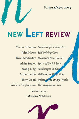 Image for blog post entitled New Left Review- issue 82 out now