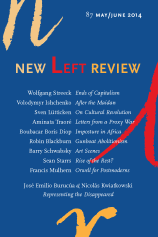 Image for blog post entitled New Left Review — Issue 87 out now