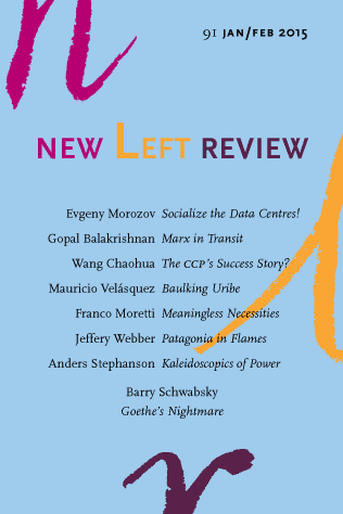 Image for blog post entitled New Left Review&gt; Issue 91 out now!