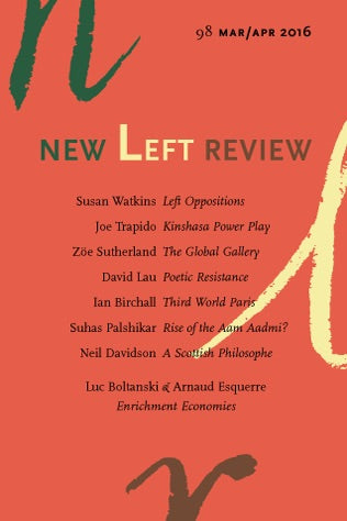 Image for blog post entitled New Left Review: Issue 98 Out Now!