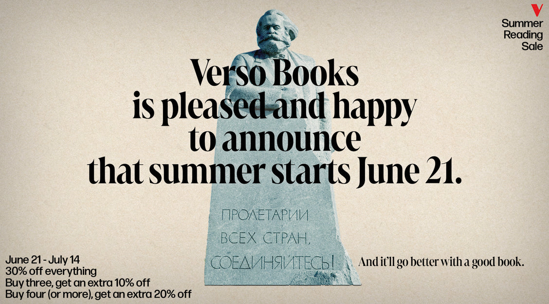 Announcing the Verso Summer Reading Sale