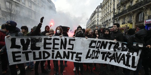 Image for blog post entitled Writers and Intellectuals Support ‘The Street Action’ Against the Labour Bill in France