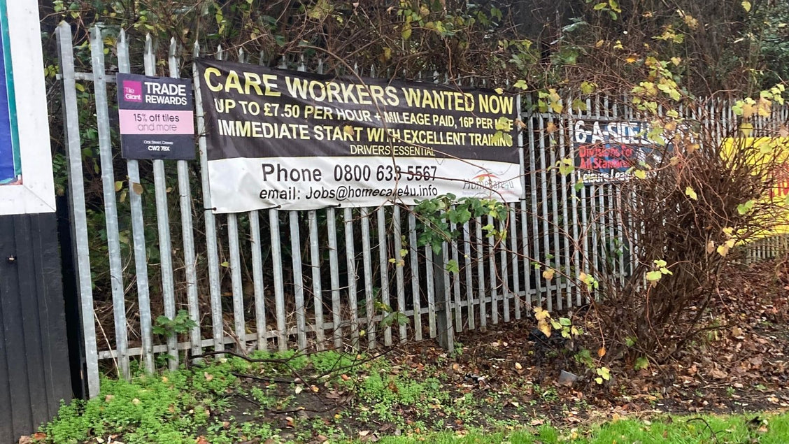Care Work, Crewe and the Deindustrialised Economy