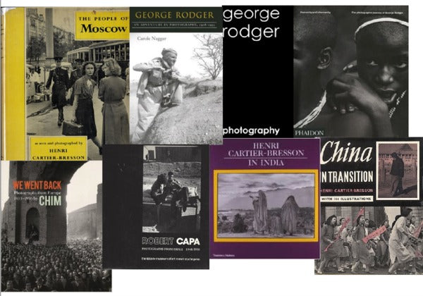 Magnum photographers, selection of covers