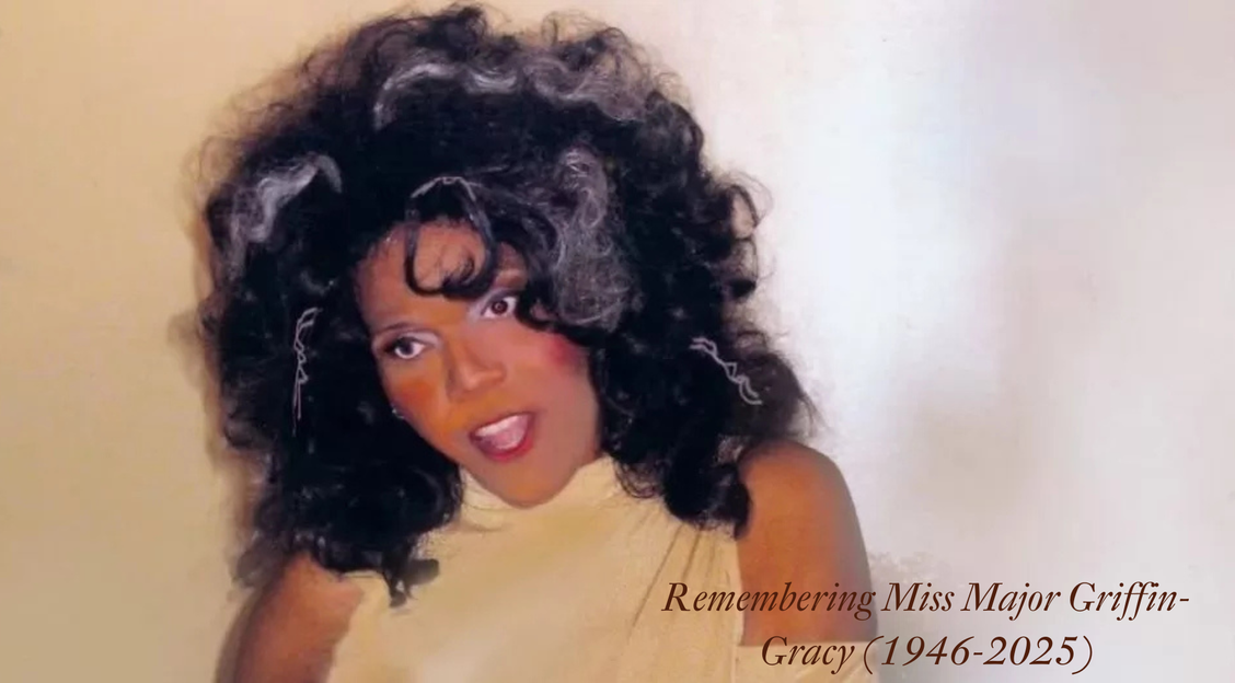 A photo of trans activist and abolitionist Miss Major Griffin-Gracy.