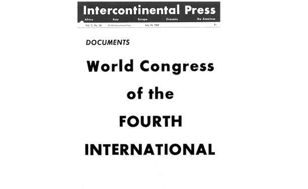 Worldwide Youth Radicalization and the Tasks  of the Fourth International (1969)