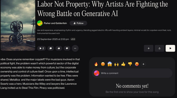 Labor not property: Why artists are fighting the wrong battle on generative AI
