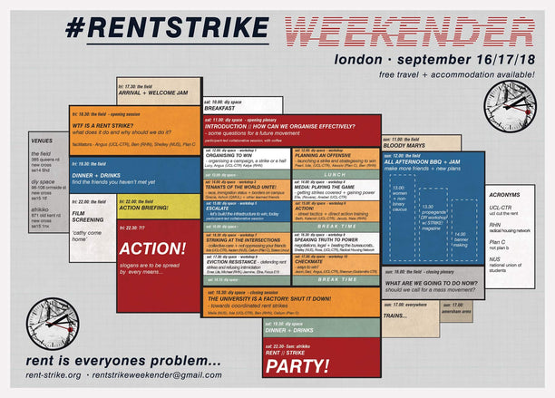 Image for blog post entitled Rent Strike Weekender