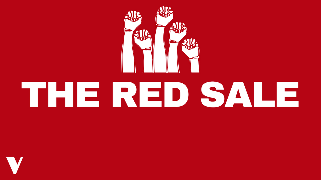 Down with love! Red Day flash sale!