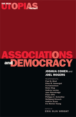 Cover of “Associations and Democracy: The Real Utopias Project, Vol. 1”