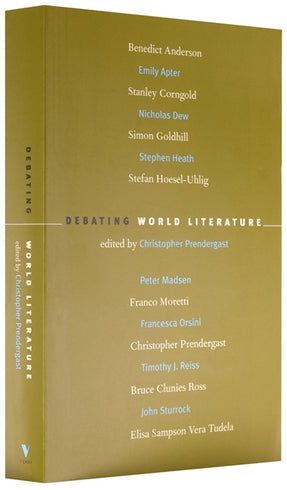 Cover of “Debating World Literature”
