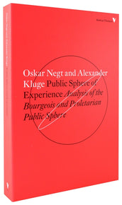 Cover of “Public Sphere and Experience: Analysis of the Bourgeois and Proletarian Public Sphere”