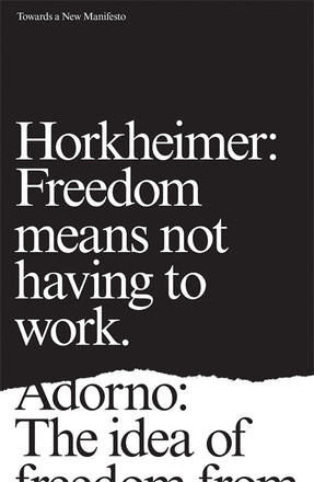 Cover of “Towards a New Manifesto”